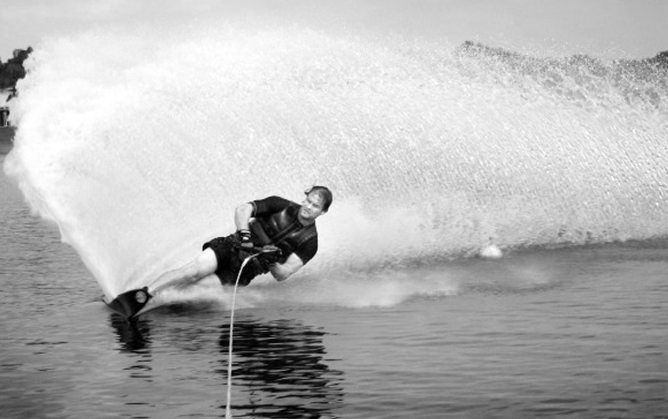 Skiing the Pocket Lake course